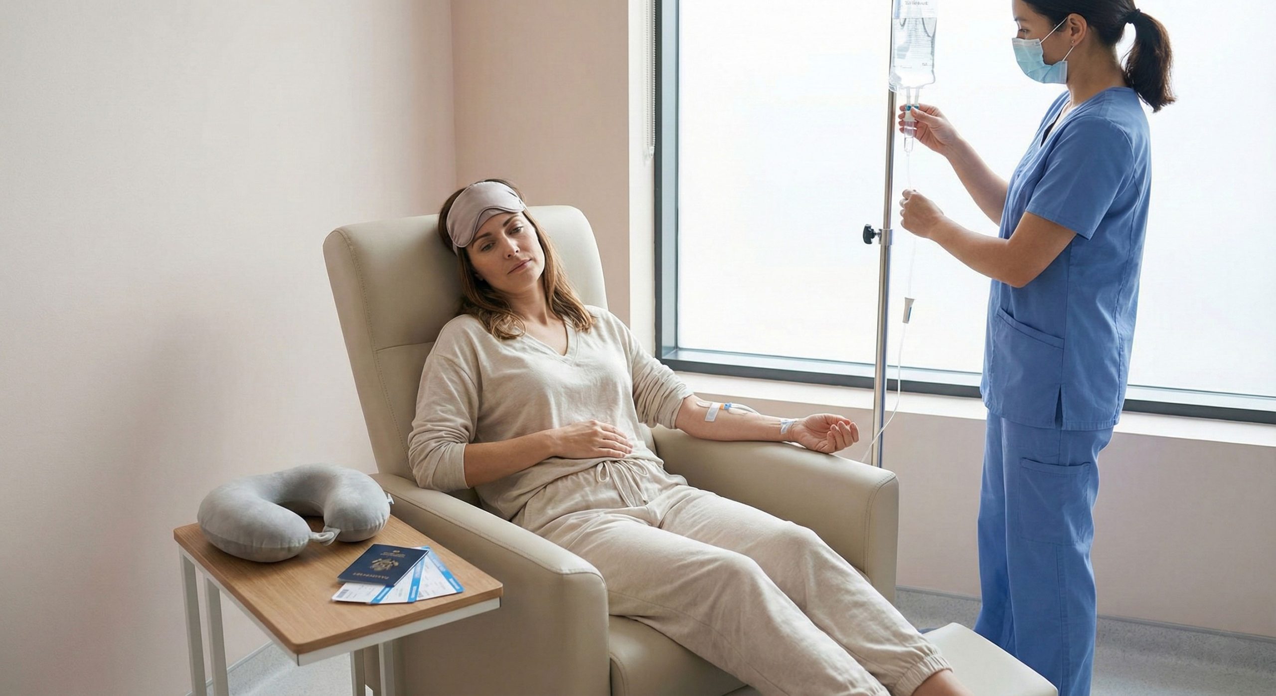 How IV Vitamin Therapy Can Help with Jet Lag Recovery