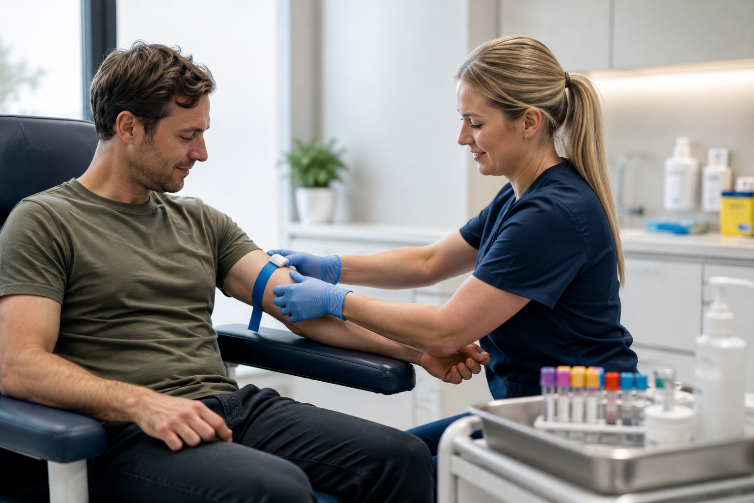 When a Blood Test Needs a Little More Time and Support